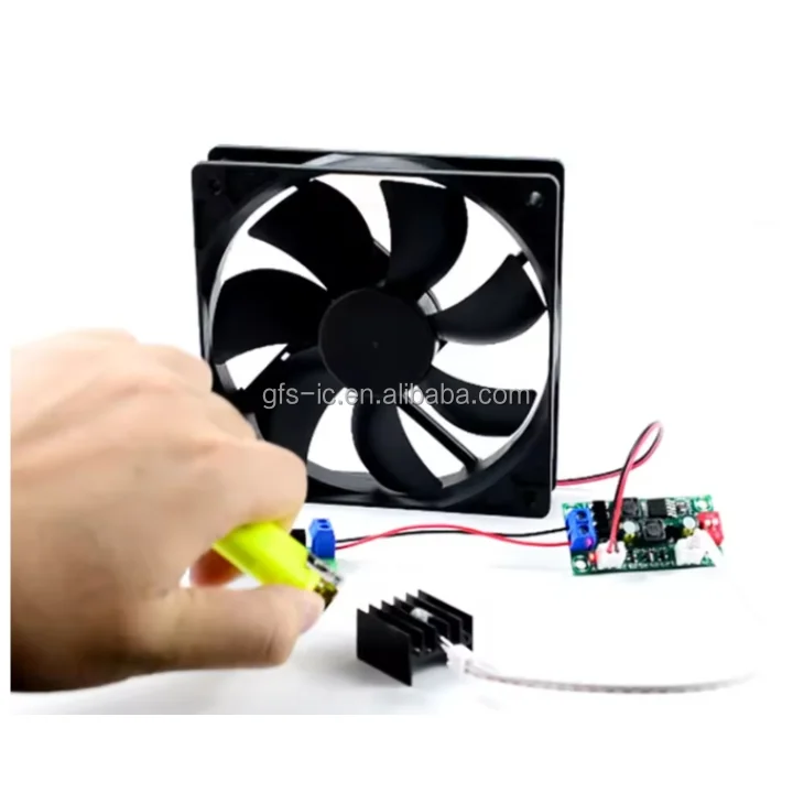 Thermostat Temperature Control Fan, DC12V, 24V - detail 4