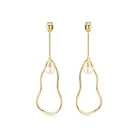Pearl Mother Of QSY Brand Factory Pearl Earrings Pattern Earring Wholesale Bezel Setting Mother Of Pearl Elegant