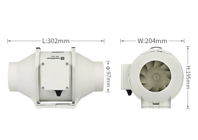 Inline Duct Fan, 150mm, 110v - detail 20