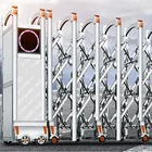 Gate Collapsible Factory School Main Gate Driveway Design Automatic Retractable Folding Collapsible Gate