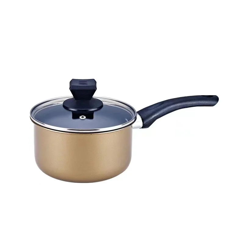 Cook Dinnerware Kitchen Accessories Set Cookware 16/22/32cm frying pan cooking pot fry soup iron sheathed pan Cookware Sets