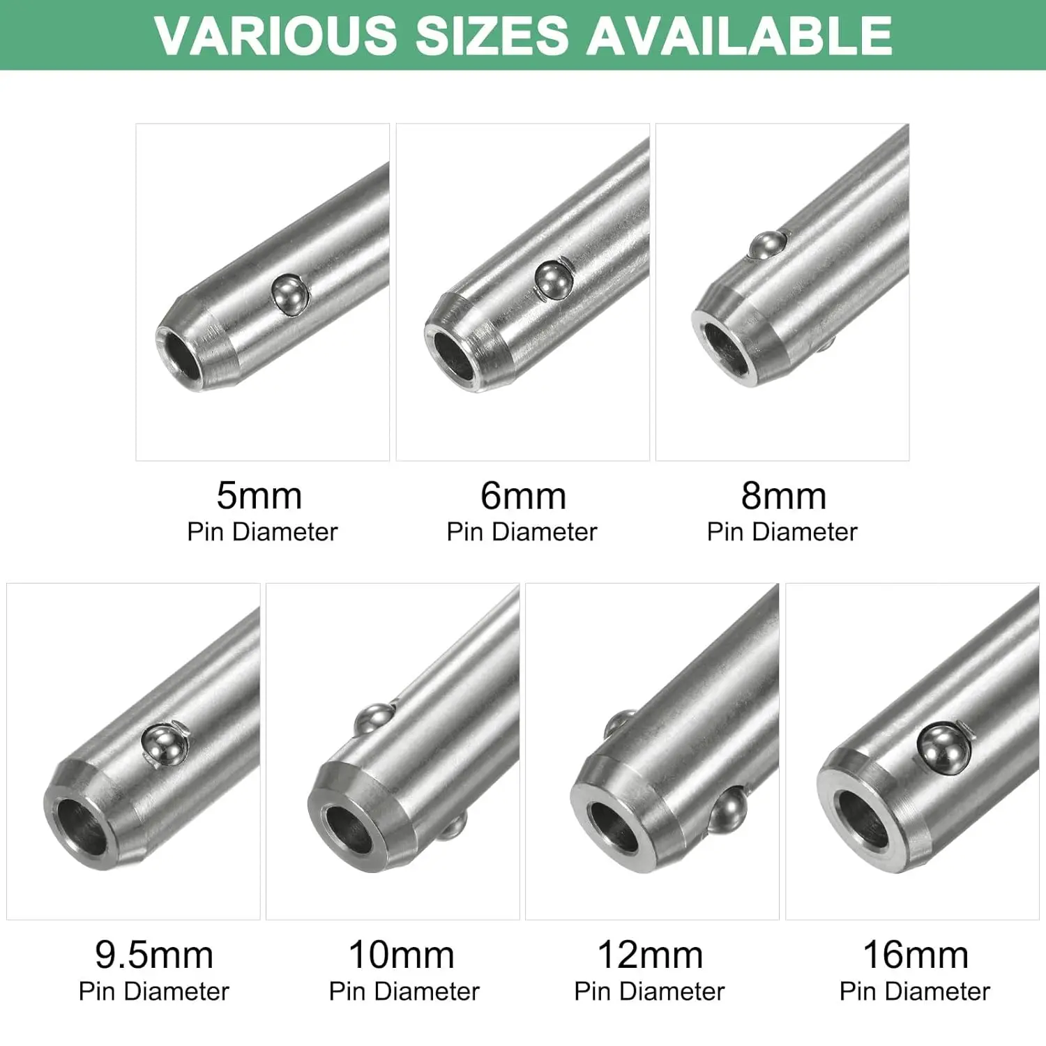 Stainless Steel Quick Release Ball Lock Pin with Corrosion Resistant Finish for Secure Fastening