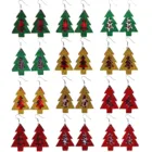 Earrings Earrings 2021 New Christmas Tree Leather Earrings Animal Pattern Leather Earrings