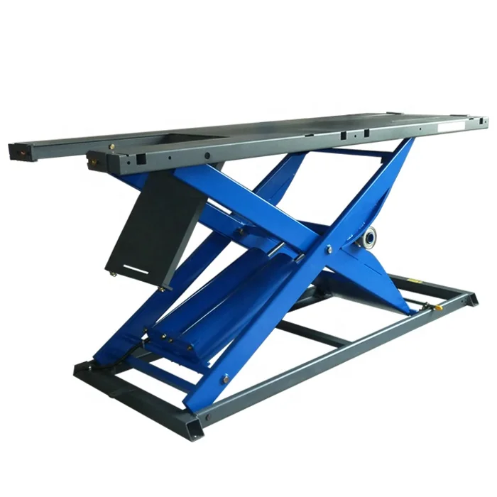360 kg Hydraulic Motorcycle Lifter Lift in Blue 