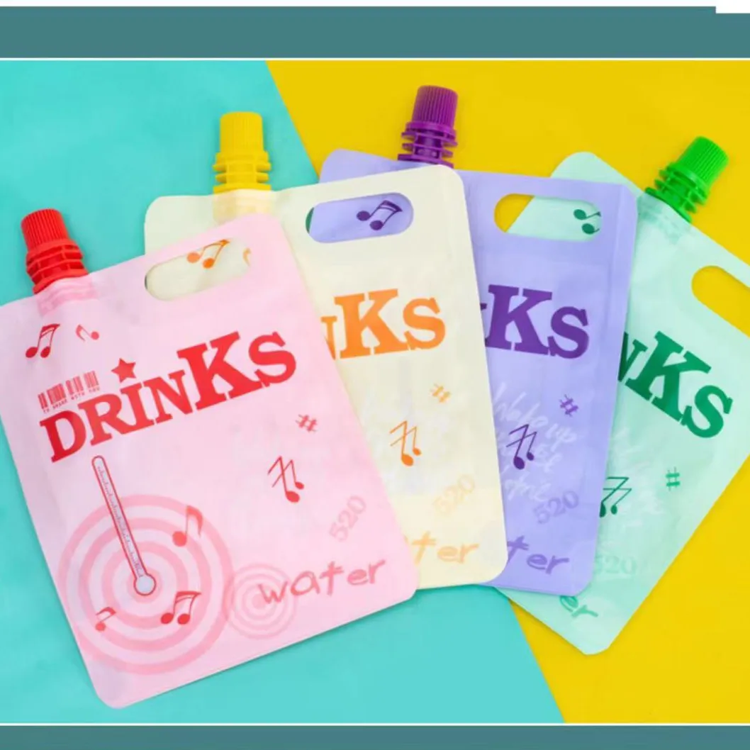 Custom Reusable Plastic 1 Liter Liquid Bag Soap Laundry Detergent Bag Stand up Refill Spout Pouch Bag 1