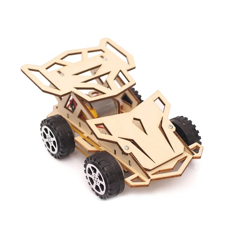 DIY Handmade Wooden Magnetic Car Kit Model Science Education Kids Toy Splend FJ 