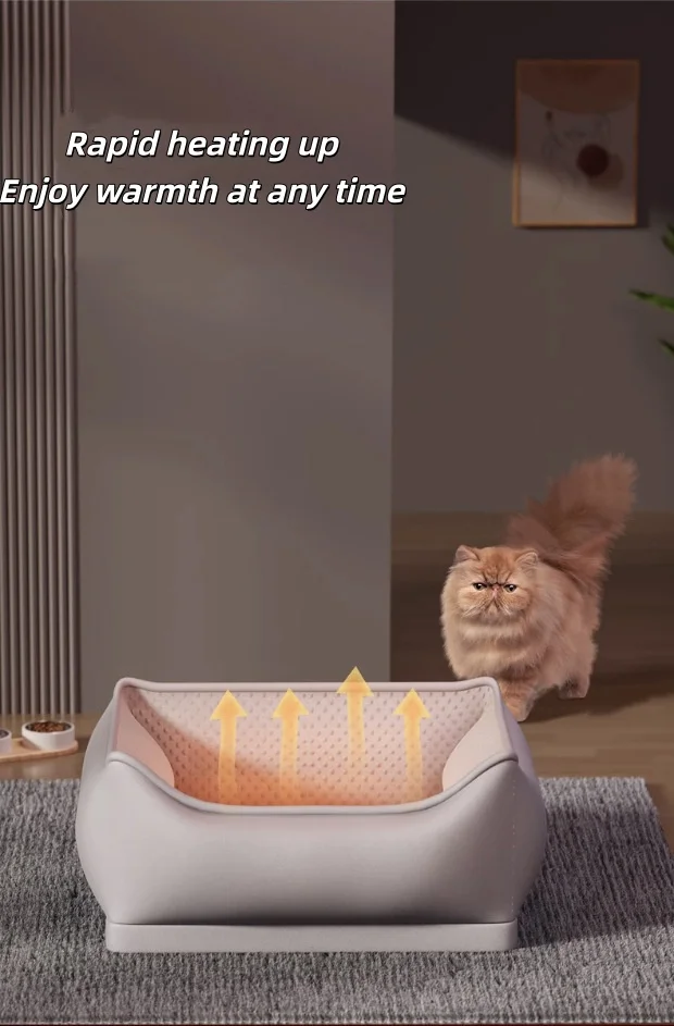 Wholesale New Smart Semi Enclosed Thermostatic Pet Bed Portable USB Dog Cat Heating Pad for Small Medium Large Dogs Pet Supplies details