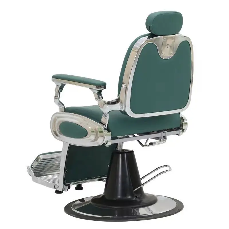 High-end hair salon dedicated shave hair salon chair retro can put men's oil head chair