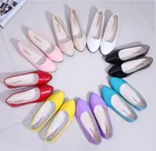Flat Factory Price Fashion Candy Color Classic Style Simple Ladies Flat Shoes For Women