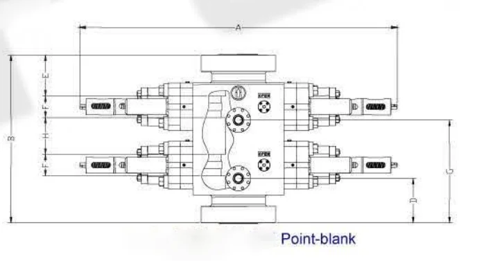 Annular Manual Bop Sucker Rod Annular Shaffer Blowout Preventer Stack for Double Ram Bop Well Control Oil Field Equipment