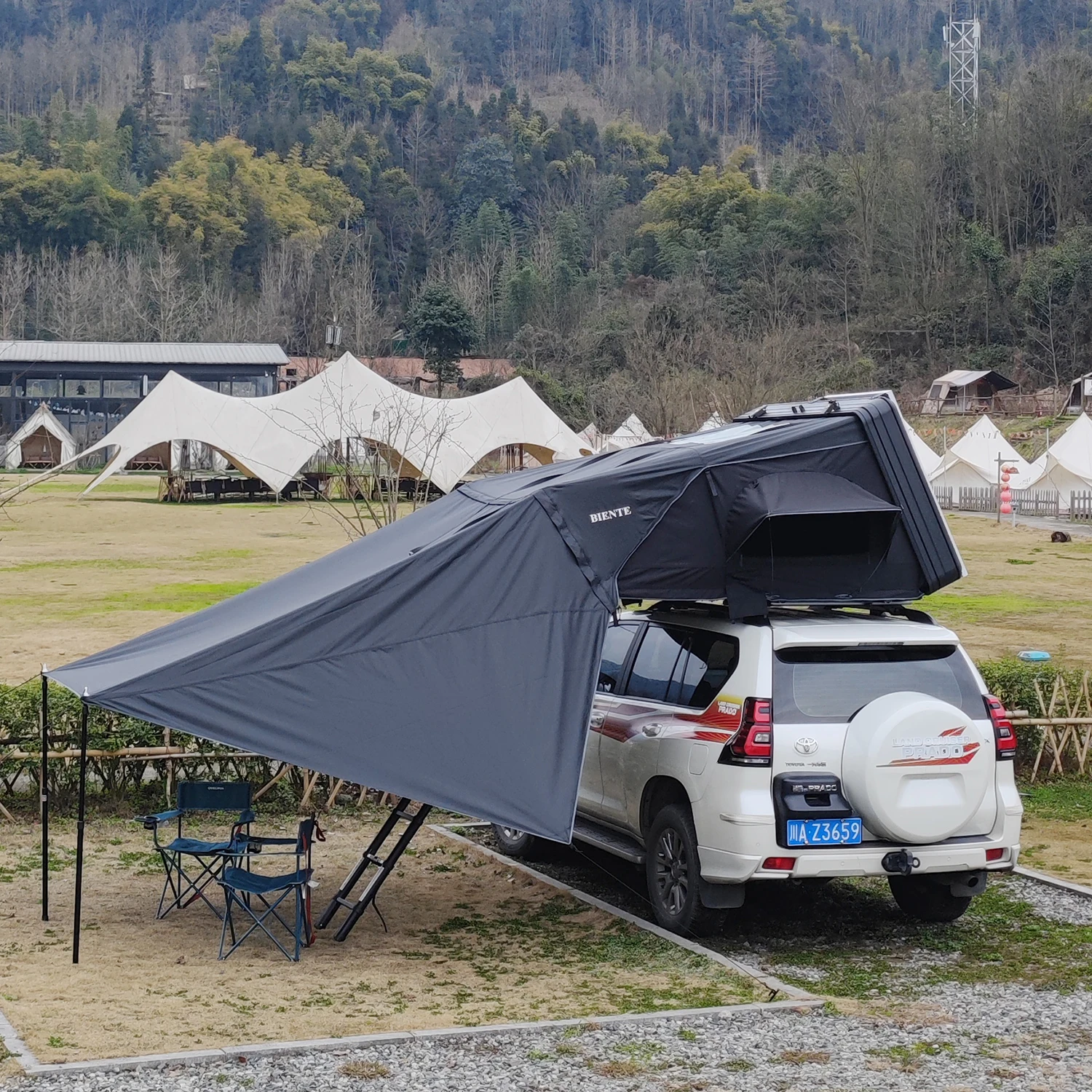 Quick Automatic Opening Four-season UV Protection Side Open Roof Tent Hardshell Car Rooftop Tent