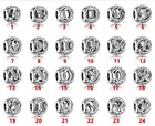 Resin Charms Necklace Charm Bracelets Silver Jewelry 925 Resin Letter Charms Pendants Sterling Making Necklace Charm