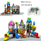 Park Outdoor Toys Outside Park Outdoor Playground Toys Equipment For School Children Slides Playground Plastic