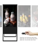 Usb Flash Drive Network Or Usb Flash Drive Mobile Free Standing Lcd Restaurant Advertising Display Digital Signage