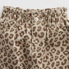 Cute Skirt Cute Baby Girls 2020 Summer Toddler Kids Denim Leopard Skirt Outfits Children Girl Skirt