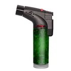Lighter Hot Sale Custom Logos Smoke Powerful Refillable 4 Flames Torch Lighter With Display Box