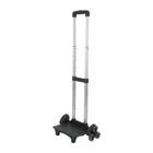 Kids Trolley Luggage Folding Durable Kids Trolley Wheeled Backpack Trolley 6 Wheels Climbing Stairs Luggage Trolley