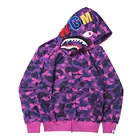 High Quality Hoodie Fashion Casual Teenage Adult Sweater Full Zipper Unisex Jacket Plus Size Men's Hoodies