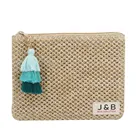 Summer Women Fashion Summer Hollow Out Lady Straw Bag With Tassel Custom National Straw Clutch Beach Bag For Women