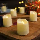Tea Light Tea Light Led Candle Warm White Flickering Battery Powered Flameless LED Tea Light Candles