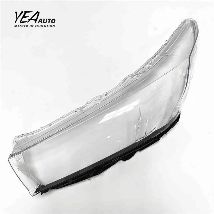 product yea auto car headlight cover headlight glass lens glass for toyota highlander lens cover 2018 2019 pc lampshade clear shell743-7