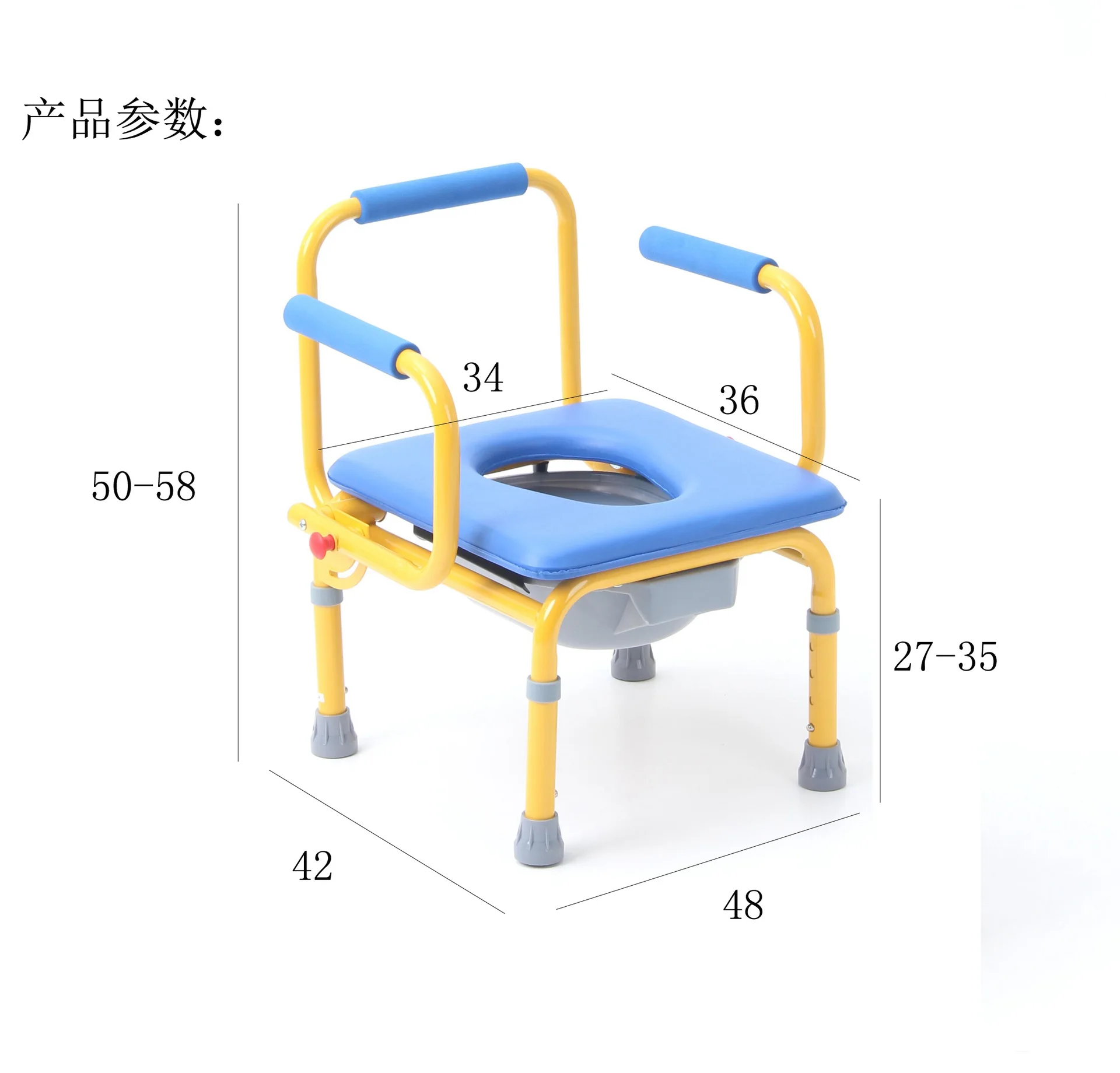 20ML Portable Toilet Outdoor Travel Car Camping Commode Potty Storage & Stool