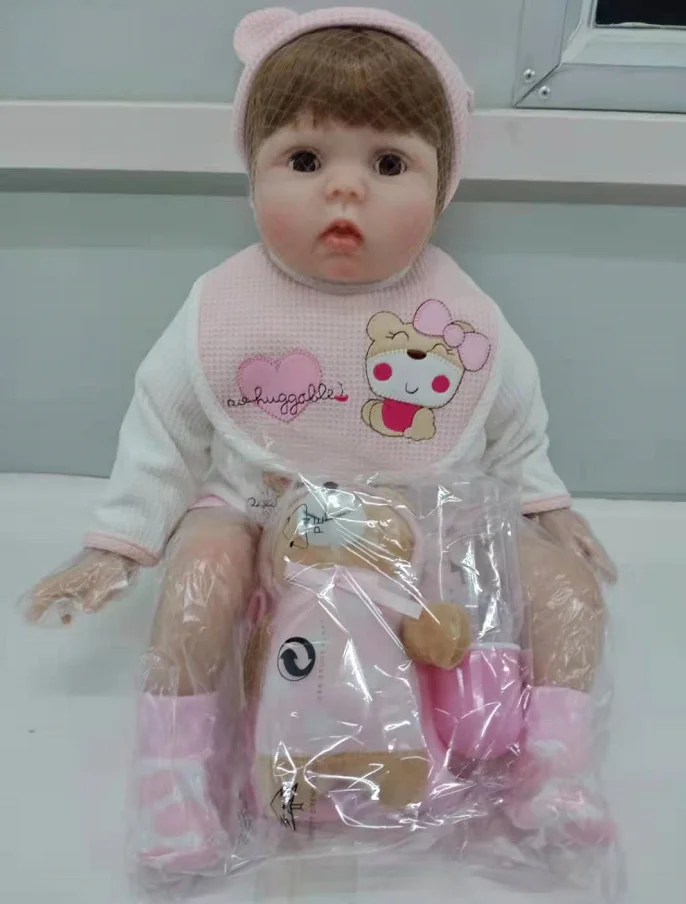 New arrivals reborn American baby girl doll baby full body silicone toddler dolls