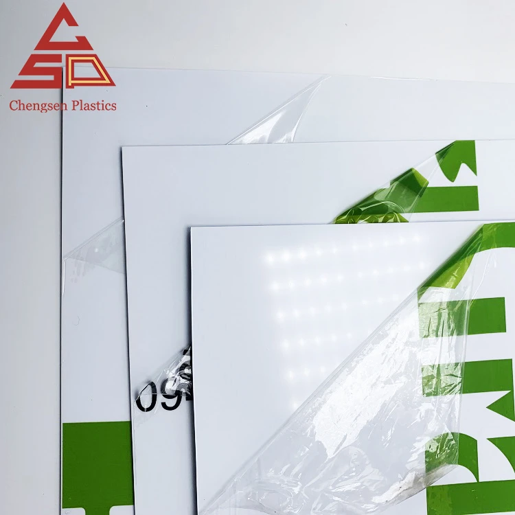 Wholesale High Quality Laminate High Glossy ABS Plastic Sheet For Laser Engraving Advertising Board