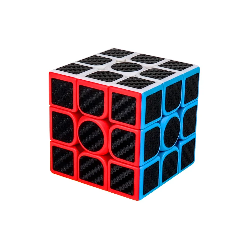 Moyu Puzzle Cube 3x3x3 Speed Cube Carbon Fiber Sticker for Smooth Magic Cube Toy 