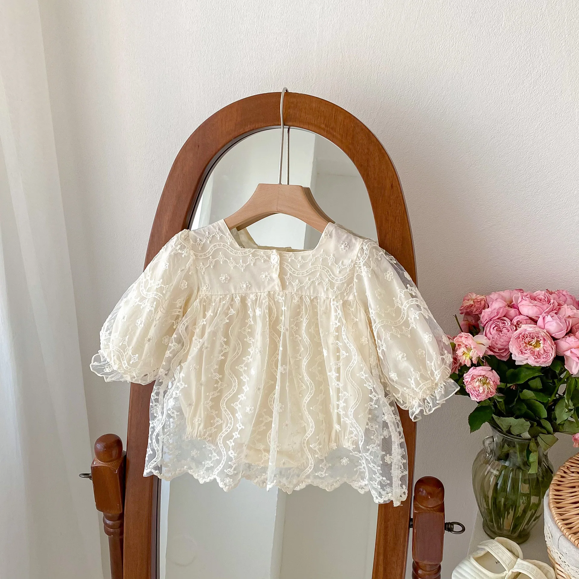 Spring Baby Romper Dress Autumn Long Sleeve Girls' Infant Bodysuit Newborn Clothing
