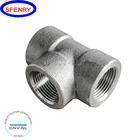 Pipe Fittings Pipe Reducer Sfenry China Manufacture ASME B16.11 Forged Pipe Fittings 3000LB NPT Threaded Reducing Tee