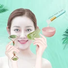 Original Jade Massage Wholesale Facial Roller 2021 Skin Care Tool Set Popular Natural Jade Gua Sha Set