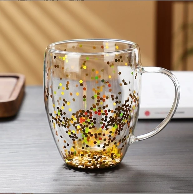 Eco-friendly Insulated Reusable Fancy Cheap 11oz Handmade Clear Double Wall Glass 340ml Cappuccino Coffee Cups And Mugs