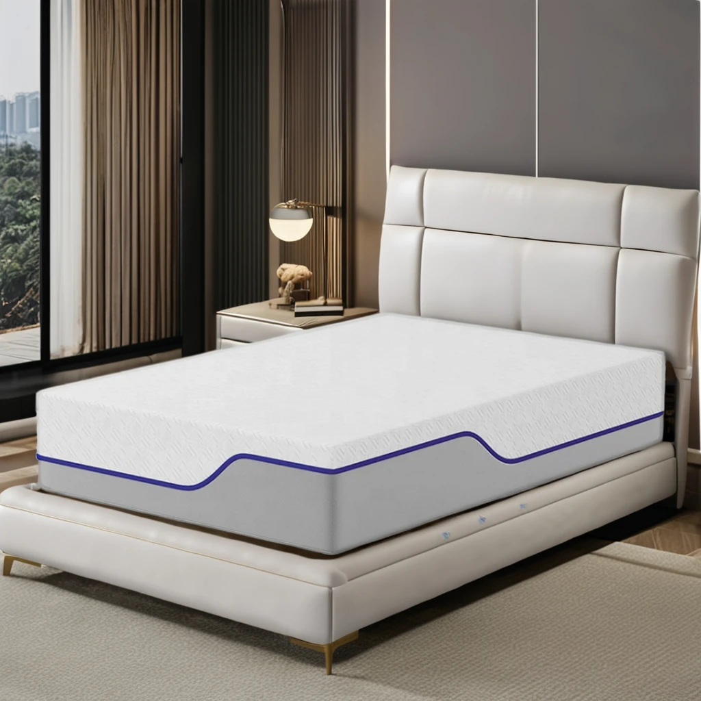 factory price High end mattress  Gel memory foam mattress pocket spring customized size for spring mattress and bed colchon