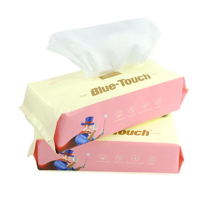 Wholesale 100% cotton Wet And Dry Multi-Purpose Soft clean disposable face towel
