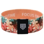 Bracelet Woven Rfid Elastic Fabric Bracelet Wristband Custom Polyester Festival Wrist Band For Fashion