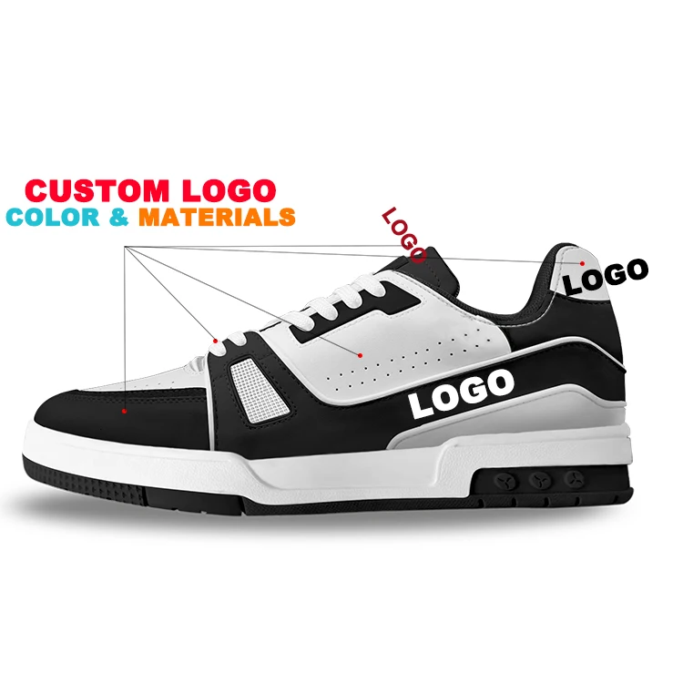 Luxury Designer Low Air Running Trainer Zapatilla Hombre Vamp Custom Shoe Unisex Walking Style Sneaker Manufacturers Small Order