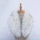 Imitation Fox Fur Raccoon Faux Fur Collar Hat Fur Collar Scarf Down Jacket Hat Coat Collar In Winter