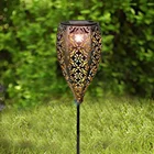 Solar Torch Lights Metal Solar Torch Lights Outdoor Flames Decorative Waterproof Solar Stake