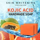 Soap Bar Soap Custom Private Label Natural Handmade Papaya Soap Bars Kojie San Kojic Acid Soap Whitening Face