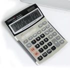 Calculator Calculator Design Stock 14 Digits Big Size Dual Power Custom Logo Businessmen Calculator With 000