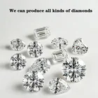 Diamond Wholesale High Quality White Diamond Loose Diamond 0.8-3mm Round Diamond Moissanite