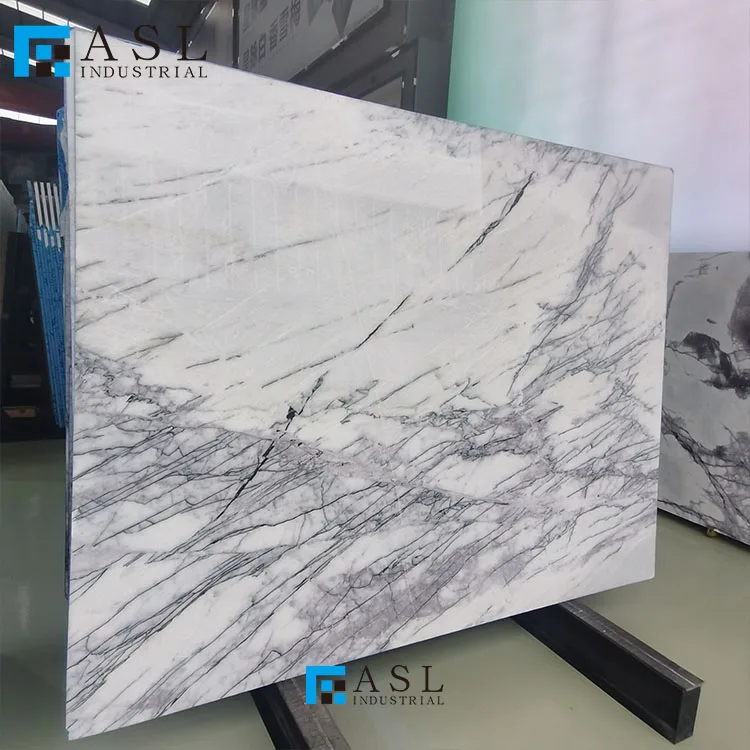 Beautiful best quality hot sale natural Turkish lilac marble slabs with purple veins marbre milac lilas tile
