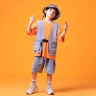 Summer Suit Boy Suits Kids Summer Clothing Sets Latest Teen Clothes Custom Sweat Suit Short Sleeves Boy Hip Hop Suits