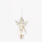 Wings Wings Decor Outdoor Christmas Angel Wings Feather Pendant Christmas Decoration Ornament