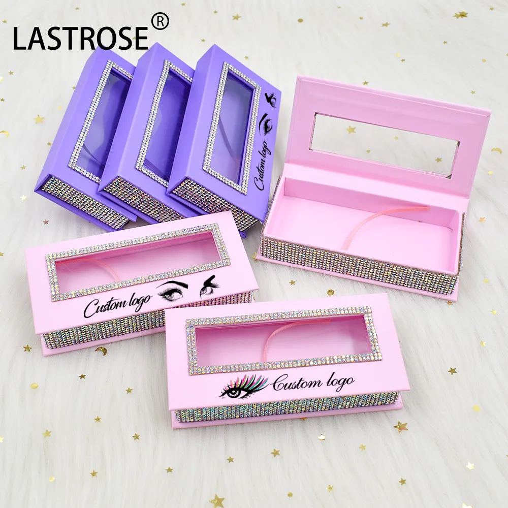 New Design Coffin Pink Lash Box Private Label Eyelash Box Packaging