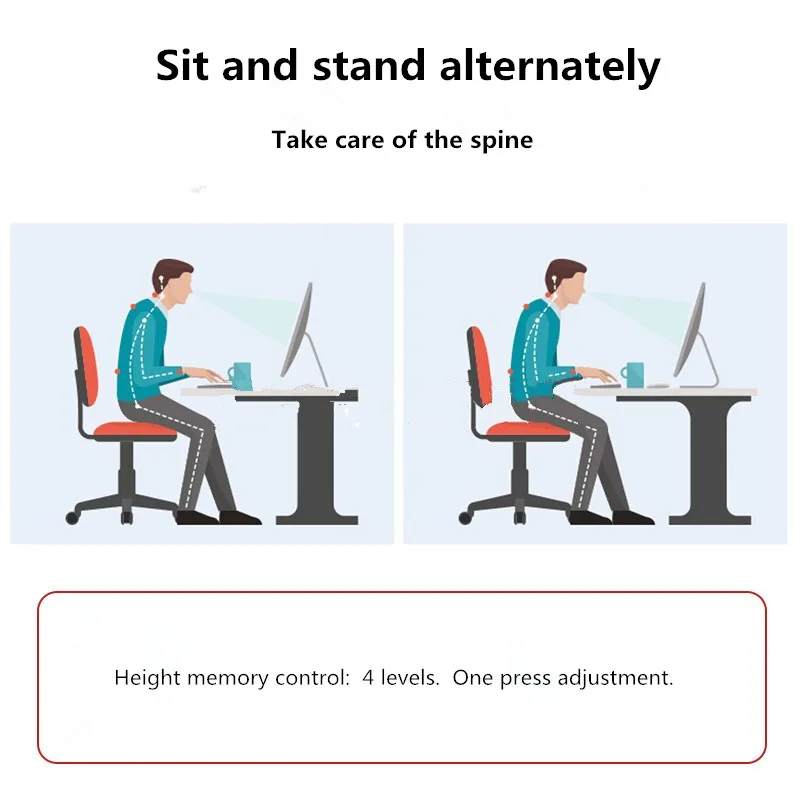 Brikley Height Adjustable Standing Desk Office Desk Kids Study Table Computer Desk for Home manufacture
