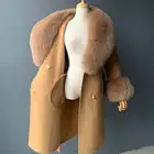 Coat 2018 New Trends Slim Fit Long Cashmere Coat Winter Women Fashion Wool Coat