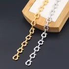 Design Bracelet 18k Bracelet Women Design Chic 18k Gold Charm Chain Bracelet Fashion Jewelry Gemstone Women