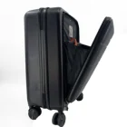 20inch Carry On Luggage Business TSA Lock Universal Wheel Luggage Hardside Suitcase With Front Pocket